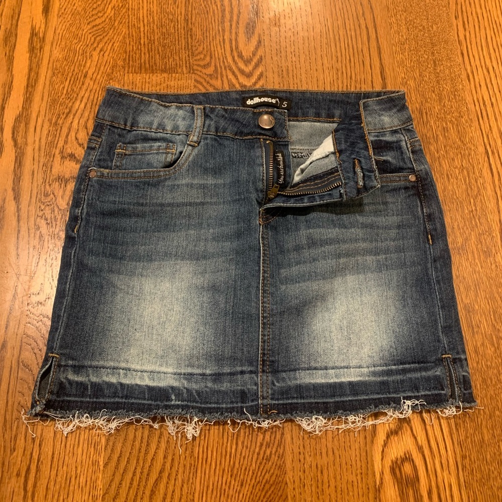 Denim Mini Skirt